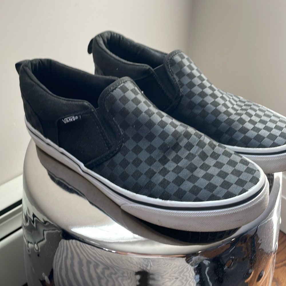 Sip on Vans checkered